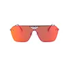 Sunglasses Man Accessories Vintage Designer In Women's Women 2024 Luxury Apparel Frameless Orange Red Mirror Surface UV400