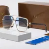 Męskie klasyczne projektantki retro damskie okulary przeciwsłoneczne z luksusowymi projektantami szklanki metalowy projektant ramy ścisłe zadania rozdzielają kierowcę pogodowe loguat