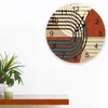 Zegary ścienne Boho Streszczenie Geometryczne Zegar Nowoczesny design Silent Watch for Sypialnia Kitchen Hanging