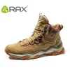 RAX MANNEN wandelschoenen Mid-top Waterdichte buitenste sneaker Men Lederen trekking laarzen Trail Camping klimmende jacht sneakers vrouwen 240424