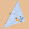 Vêtements pour chiens réversible pliable bandana animal d'anniversaire cadeau garçon fille fille bibs écharpe triangulaire kerchief ajusté doux pour les grands chiens