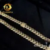 Luxe 14K vaste gouden Cubaanse ketting 12mm Au585 Gold Hip Hop Jewelry rapper Miami Cuban Link Chain ketting voor mannen