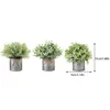 Decorative Flowers 3pcs Materials Vibrant And Durable Farmhouse Decoration For Tabletop Centerpieces Highly