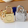 High Qualtiy Lock Desigen Keyring Holder Brand Gold Silver Keychain Designers Men Women Car Bag Key Chain met Box5660271