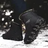 Yürüyüş Ayakkabıları Erkek Botları Sıcak Kış Peluş Açık Boş Boş Zamanlı Kar Gençlik Artı Boyut Moda Modaya Anti-Sıdlı Kalın Tabanlar