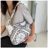 Sacs à provisions Fashion Sac géométrique Vintage Modèle ethnique Épaule Zipper Shopper for Girl Women Ladies Eco Handbag Purse