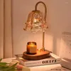 Tischlampen Französische Retro -Schlafzimmer -Nachtlampe des Tal -Duft -Dekorationsatmosphäre