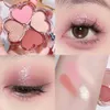 4 colori tavolozza di ombretto Cosmetici per le palette ombretti perlati Eye Makeup Shiny glitter Corea Arte 240425