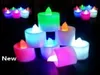 Candele elettroniche a lume di candela elettronica multicolore matrimonio a lume di compleanno senza fiammeggiare la candela di plastica decorazione per la casa 6559335