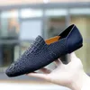Casual Shoes Herr Loafer äkta läder lyxmode på lättvikt Bekväm skräddarsydd krokodil
