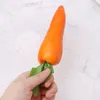 Fleurs décoratives Simulation de carottes artificielles à vie faux légumes po accessoires pour la maison décorations de cuisine