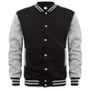 Men's Jackets Sweater Spring Baseball Uniform Jacket Cardigan Coat Single-breasted Striped Collar Sports Casual Street Clothes