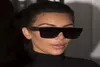 High QualityHapigoo słynna celebrytka Włochy projektant marki Kim Kardashian Square Okulary przeciwsłoneczne Kobiety Vintage Flat Top Kieliszki na 2469993