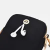 Sacchi da sera Fashion Women Crossbody Zipper Mobile Phone Borsa Lady Female Multifunction Borse Borse da polso 2024 Portafoglio casual