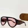 Summer Bronson Okulary przeciwsłoneczne moda męska projektant damskich Ovetate Oval pełna ramka wysokiej jakości klasyczne klasyczne okulary plażowe FT1044 z oryginalnym pudełkiem QTLQ