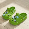 Meninas entupidas sandálias infantis 612 anos infantil sapatos de verão casuais esportes de solteiro macio espesso para meninas 240430