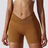 Sexy push up Sport Yoga Shorts Femmes Spandex sans couture Spandex Running Cycling Short Fitness Leggings High Taist Female Gym 240425