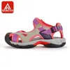 Humtto utomhus kvinnor uppströmskor andas sommar aqua skor gummi luftnät sandaler vada snabbtorkning strandneakers 240424