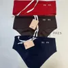 Lettres de logo pour femmes concepteurs de sous-vêtements sexy design de la taille basse de coton de coton néon sous-vêtements SML