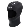 3 mm duikduikkap Hood neopreen bescherm haarzwemhoed met schouder snorkeluitrusting hoed Hoed zwem warm wetsuit 240426