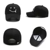 Budromellerie Smile Face pour femmes Caps de baseball kpop noire coton réglable drôle Hip Hop Cap