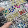 60pcsbox nagel strass CherryplaneTheart Charms smycken delar ädelstenar kristall diy konstdekorationer tillbehör sten 240426