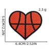 HART BASEBLL IJzer op patches Chenille sport basketbalvoetbal voetbal geborduurde patch -applique voor doe -het -zelf decoratieve kleding