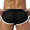 Underpants 0850 Brand Sexy Mens Sexy Mens a scacchi pantaloni sportivi bikini Cueca traspirato Q240430