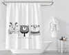 Cartoon Bären Duschvorhänge Nordisch wasserdichte Badezimmer Duschvorhang 100 Polyester Digitaldruck Badezimmervorhänge für Zuhause Dec4499151
