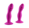 W1028 100 Produtos de sexo à prova d'água para mulheres brinquedos sexuais de pênis grandes vibradores anal plug anal anal de silicone copo DILDO9413581