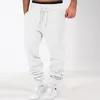 Mens Sport Pants Sweatpants Tracksuit Slim Fit Gym Workout Joggers Bodybuilding Trousers Casual Drawstring Sweatpants Plus Size 240423