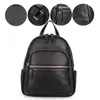 Sacs d'école Sac à dos en cuir authentique pour les femmes Cow Hide Small Daypacks Girls Schoolbag Outdoor Travelt Commute grande capacité