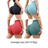 Entraînement des shorts actifs pour les femmes Bufting Yoga High Waited Exercise Fitness Gym Running Athletic