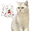 Hundebekleidung Winterkleidung Katze Kirsche Hosenträger 3 -teilige Haustier Hemd Weibliche Kleidung große Hunde für Mädchen