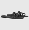 Летняя роскошная бренда Interlocking-G Sandals Slide Flats Женщины вырезанные пляжные леди на скользу на шлепанцах Flip Flops Daily Wear Walking Eu35-41