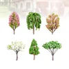 Decoratieve bloemen terrarium decorateatie micro landschap bomen mini voor tuinmodel decorateaties simulatie