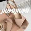 Sandales jiumjiumi chaussures de femme faite à la main