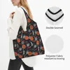 Storage Bags Basketball Grocery Shopping Cute Shopper Tote Shoulder Bag Large Capacity Portable Dots Round Physical Culture Handbag