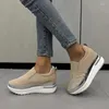 Casual Schuhe für Frauen 2024 Schnürmanschette Frauen vulkanisieren Outdoor-Turnschuhe Feste Farbschwamm unter Boden Damen Damen