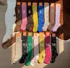Marque lettre jacqurd bass 15 couleurs chaussettes de bonbons élastiques cadeaux le jour de Noël pour filles luxe hosiery1715698