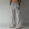 Jodimitty Mens Cotton Hots Pants Лето сплошные дышащие брюки мужская повседневная эластичная фитнес -фитнеса хип -хоп уличная одежда 240417