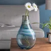Wazony grube dekoracyjny szklany wazon do stołowego centralnego elementu dekoracje ślubne dekoracja domów cachepot kwiaty dekoracje ogród