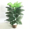 90cm 39 Heads Tropical Plants Large Artificial Palm Tree Fake Monstera Silk Palm Leaves False Plant Leafs For Home Garden Decor7494106