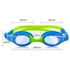 Kids Swimming Ggggles Amélioration de la plongée antibrouillard Améliéré UV Place de bain Professionnel Lunettes Eyewear Enfants pour l'âge de 3 à 10 ans 240426