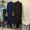 Vêtements ethniques de style dubaï femmes musulmanes ouvertes cardigan à manches longues robe maxi abaya kaftan jilbab cocktail caftan robe mode islam