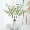 Fleurs décoratives fleurs simulées décoration intérieure élégante arrangement artificiel de babysineh pour la pièce maîtresse de table de mariage de bureau