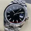 2024 New Men's Luxury Watch 3235 Mouvement automatique 41mm 126334 Black Surface Sapphire Imperproping Dial Strap Platinum