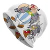 Berets Astérix et Obelix Skullies Bons de bonnet Unisexe Hatte de tricot d'hiver Men Femmes Cool Adult Cartoon Bonnet Chapeaux