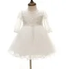 Jurken Nieuwe Baby Girl Dress Doop Dress White Lace baby Doop Birthday Party Bruiloft Princess Jurk Baby Clothing 024M