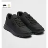 Praddas Pada Prax Prd Design 01 Regylon Top Runner Sports Chaussures Brossed Leather Sneakers Men Technical Rubber Lug Sole Top Casual Top Luxury Outdoor Trainers EU38-46